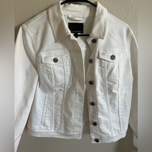 Banana Republic White Denim Jacket